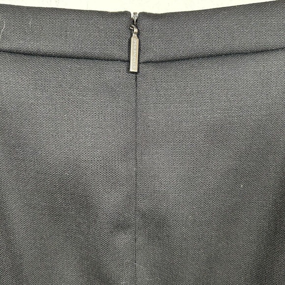 Strenesse Women Black Wool A-line Knee Length Skirt Size 8 - Picture 3 of 7